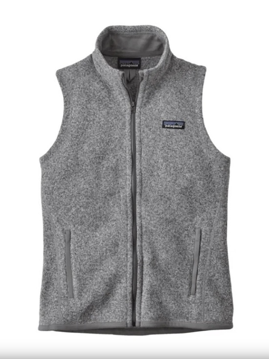 Patagonia Jackets & Blazers - Patagonia Better Sweater Fleece Zip Up Vest Heathered Gray Outdoors Cozy Size M